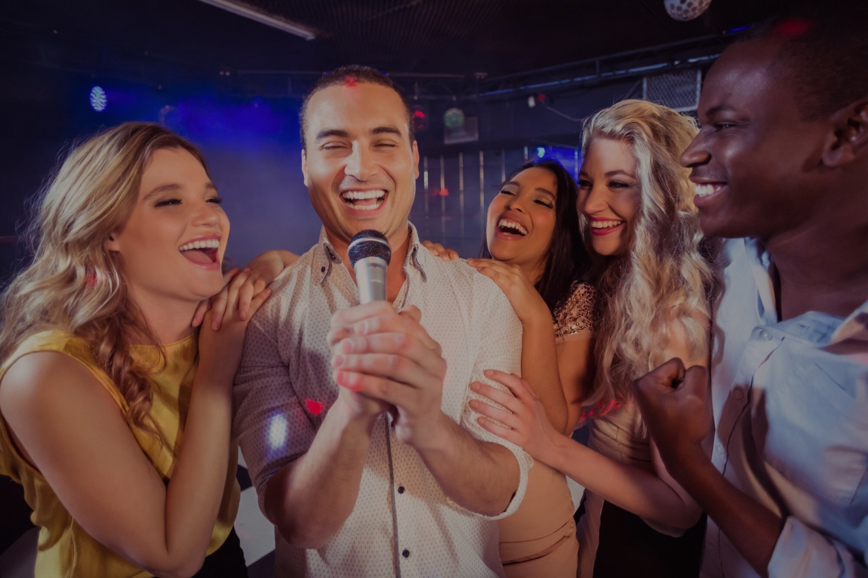 happy friends singing karaoke 107420 27665 1